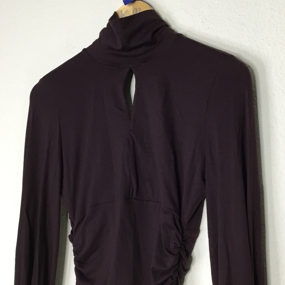 NWT Susana Monaco High Neck Long Sleeve Top - Picture 3 of 7